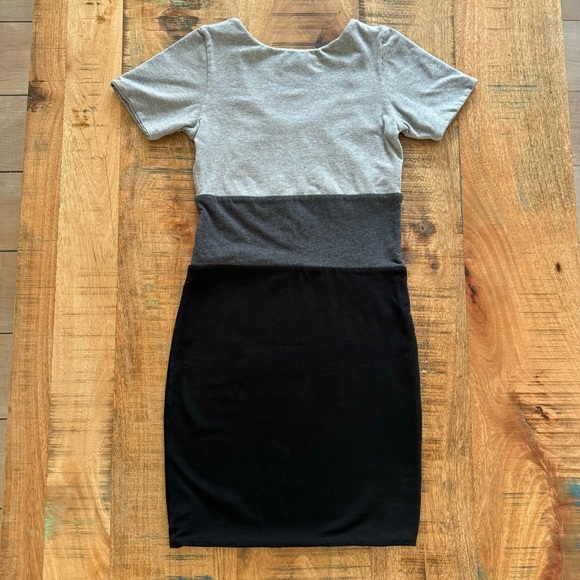 INDAH BODY Casual Double Layer Color Block Mini Dress Size 1 Small - Picture 6 of 15